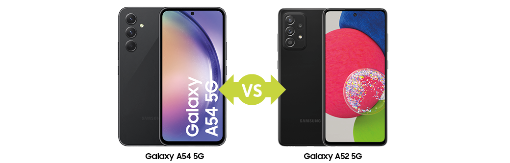 Samsung Galaxy A54 vs A52