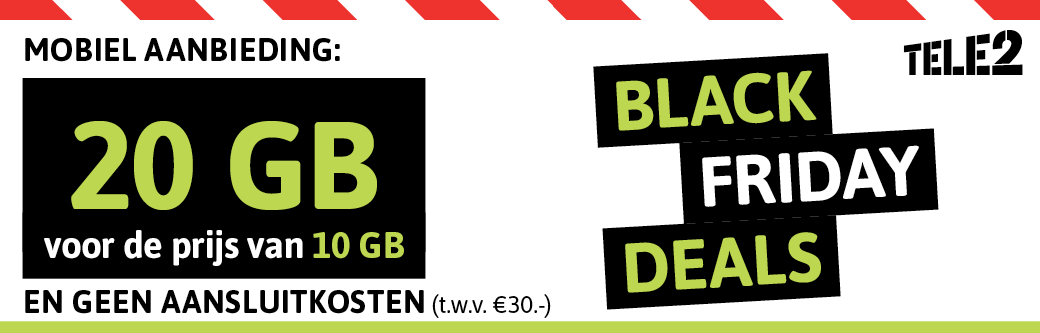 black friday aanbieding tele2