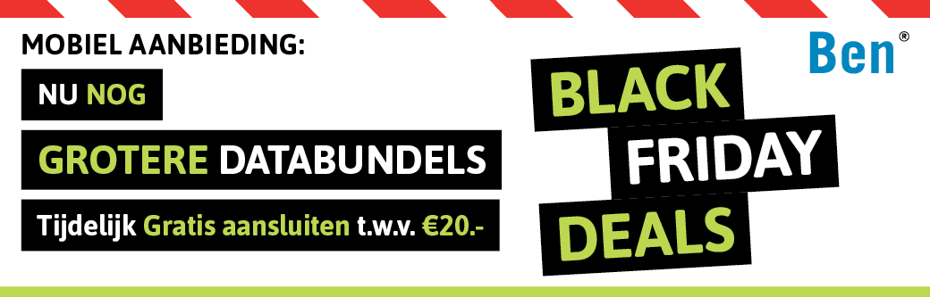 Ben Black Friday Actie