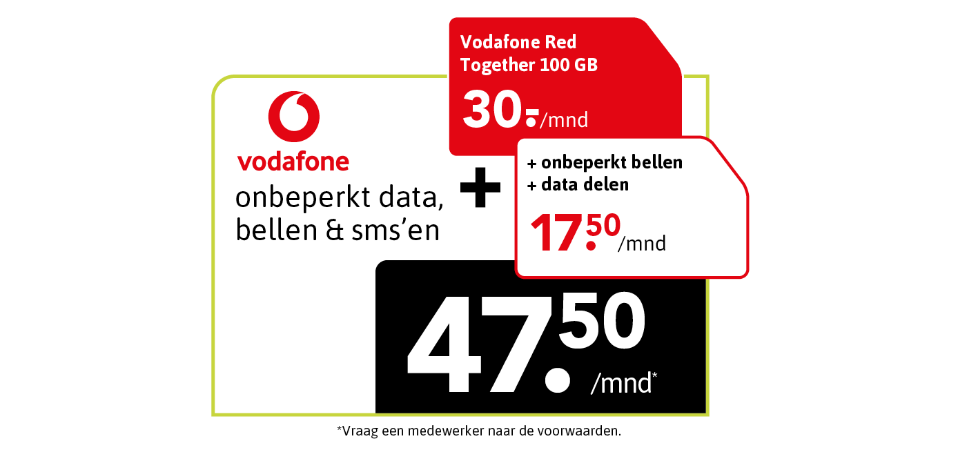 Vodafone Back to school deals i.c.m. Vodafone