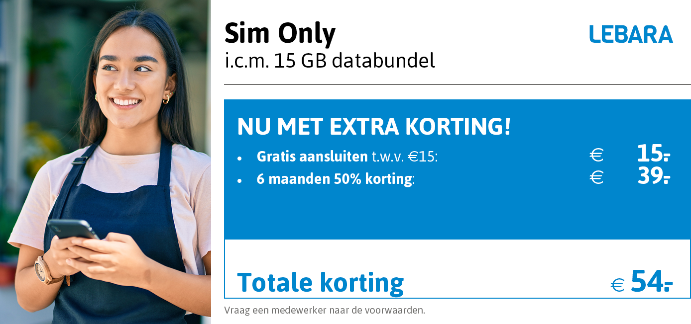 Kortingstabel Lebara