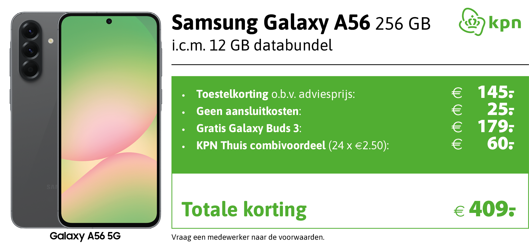 kortingstabel A56