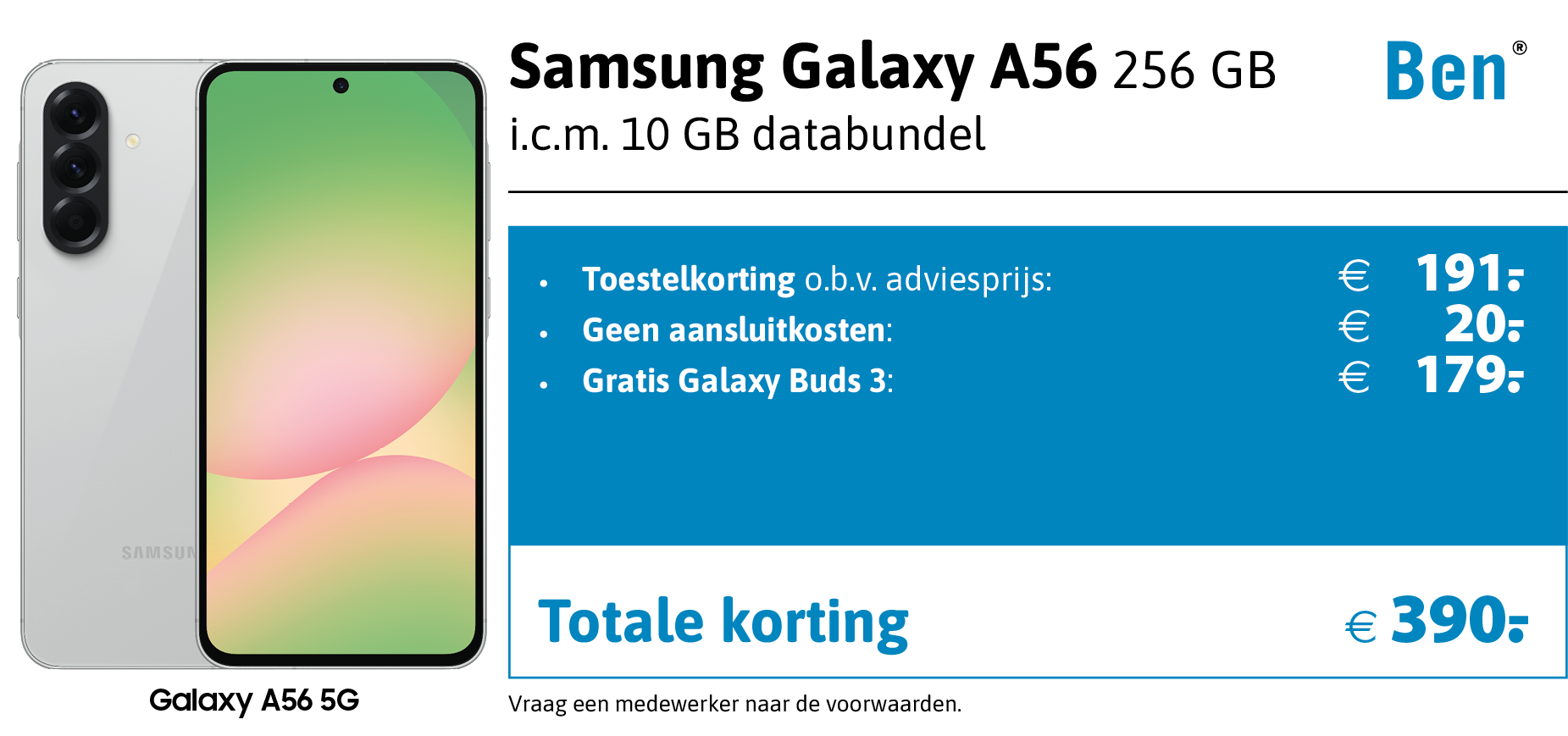 kortingstabel A56