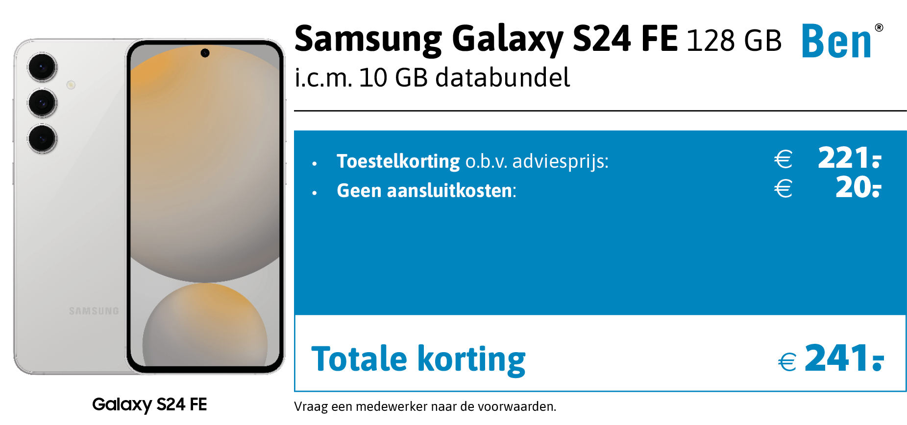 kortingstabel S24 FE