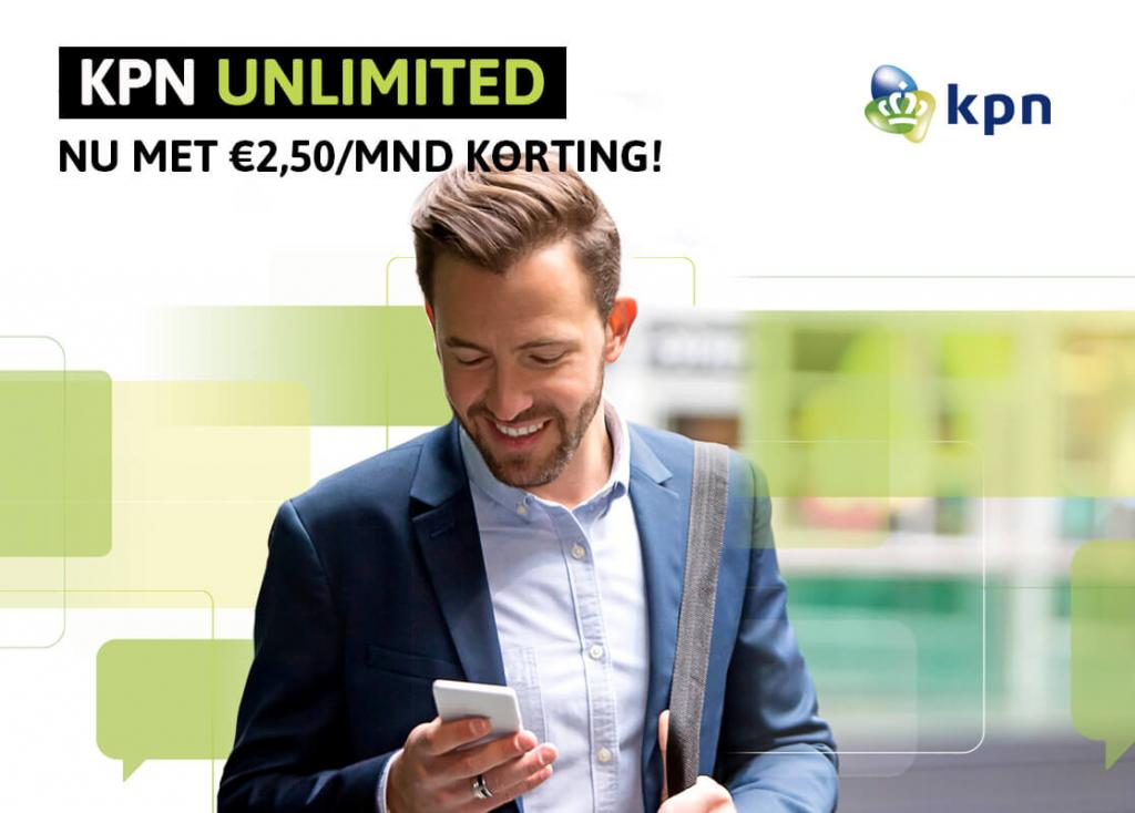 KPN Unlimited abonnement bij Welcom