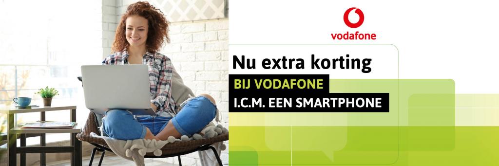 Vodafone extra korting bij Welcom