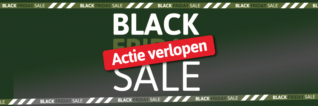 Black Friday actie verlopen