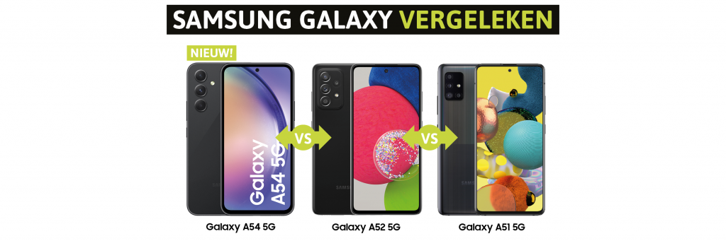 Samsung Galaxy A54 vs A52 vs A51