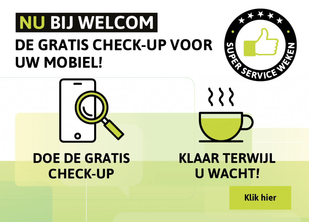 Gratis smartphonecheck bij Welcom bij