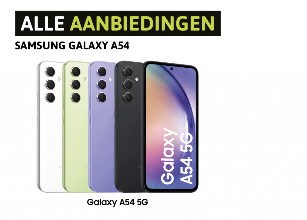 Samsung Galaxy A54 alle aanbiedingen