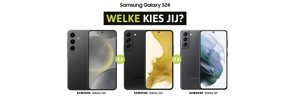 Vergelijk de Samsung Galaxy S24 met de Samsung Galaxy S22 (+) vs Samsung Galaxy S21 (Ultra)