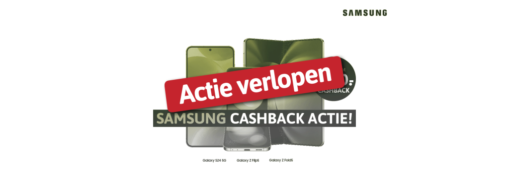 Cashback Samsung Galaxy S24 series, Z Fold5 en Z Flip5