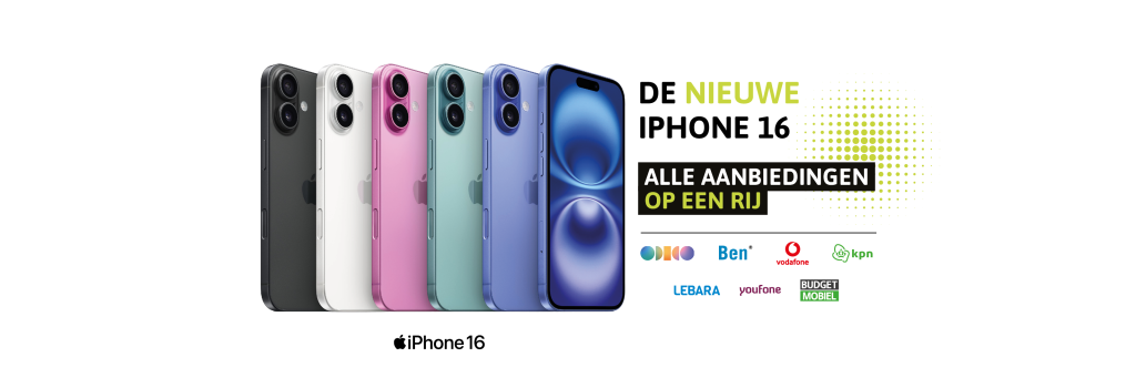 Alle iPhone 16 en 16 Pro-aanbiedingen met abonnement