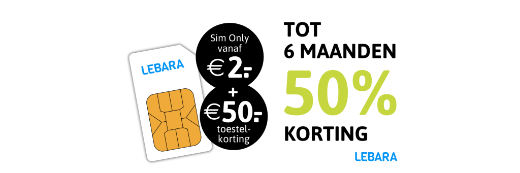 Lebara Mobiel Sim Only acties
