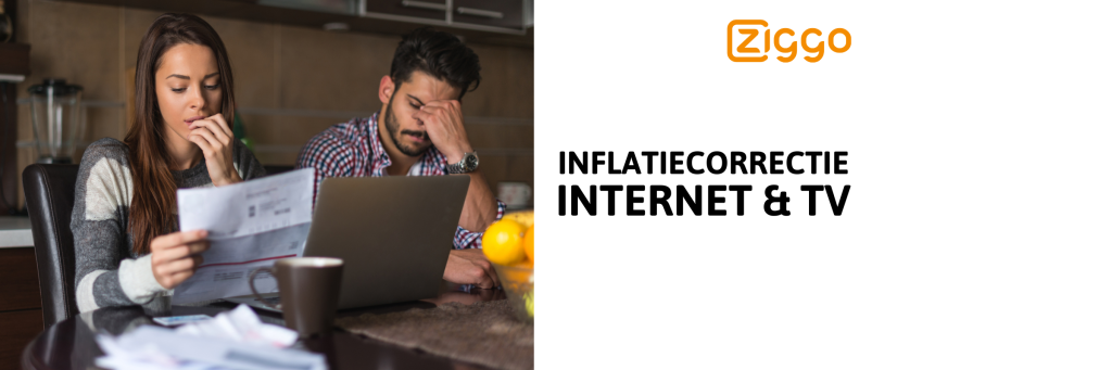 Ziggo snelheidsverhoging en prijsverhoging door inflatiecorrectie 2025