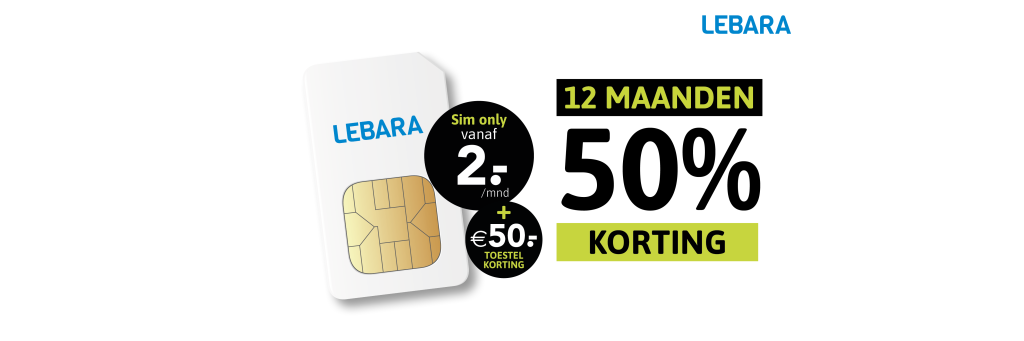 Lebara Sim Only, exclusieve aanbieding bij Welcom