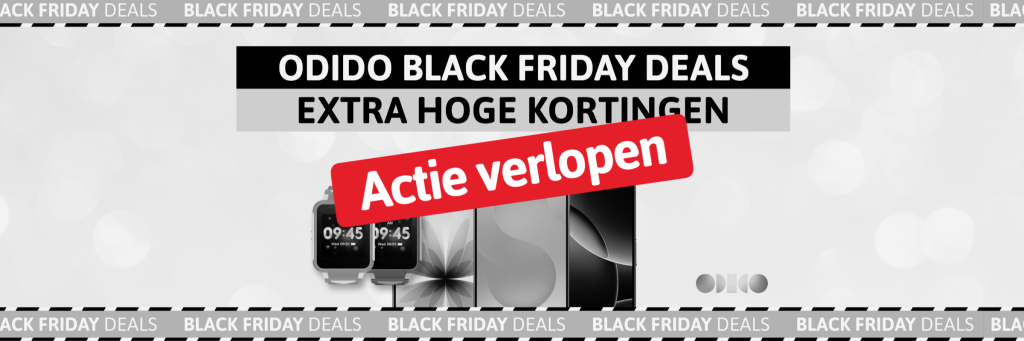 Odido Black Friday: profiteer van megakortingen op smartphones, Sim Only en Internet & TV