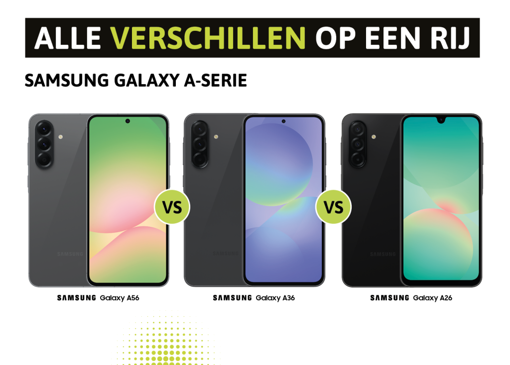 Alle verschillen op een rij