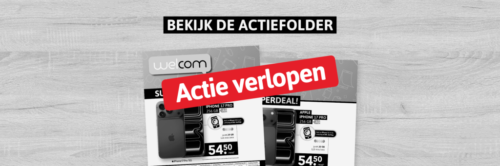 Welcom bij onze folder is verlopen