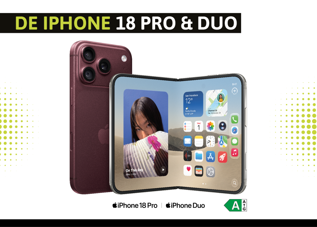 De nieuwe iPhone 18 Pro & Duo De nieuwe iPhone 18 Pro & Duo